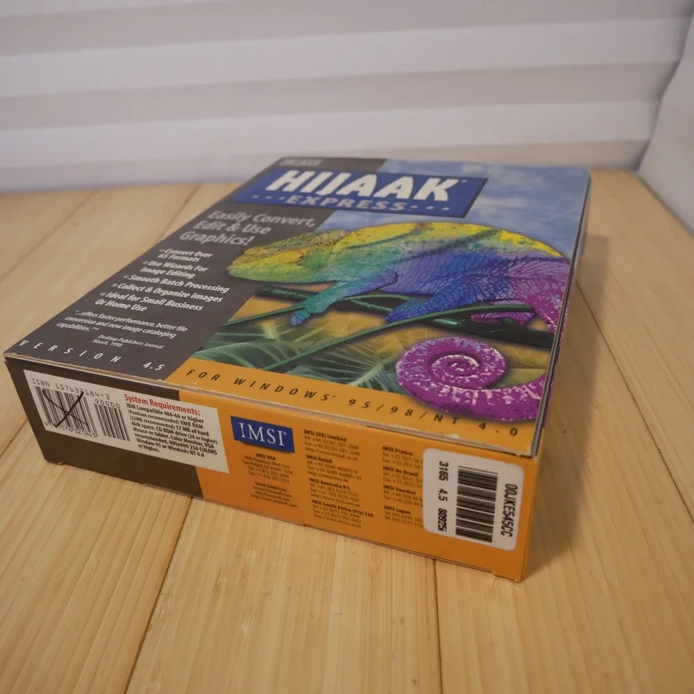 Quarterdeck Hijaak‎ Express Graphics Conversion - Windows 95, 98, NT 4.0 CD-ROM